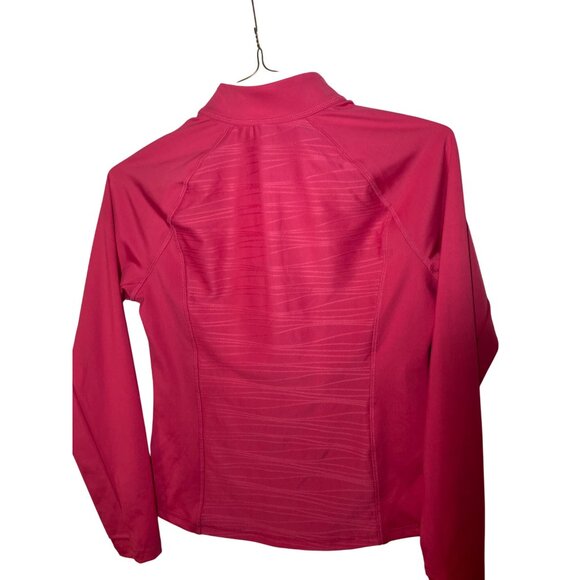 Tommy Bahama Womens Everyday Active UPF 50 Pink Quarter-Zip Long-Sleeve Moisture - Picture 12 of 16